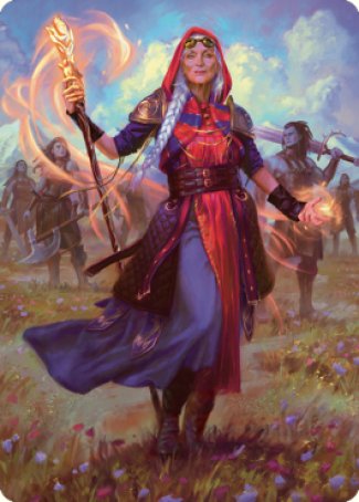 Jaya, Fiery Negotiator Art Card 1 [Dominaria United Art Series] | Good Games Morley