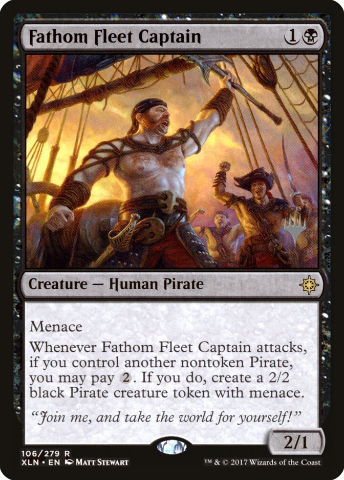 Fathom Fleet Captain (Promo Pack) [Ixalan Promos] | Good Games Morley