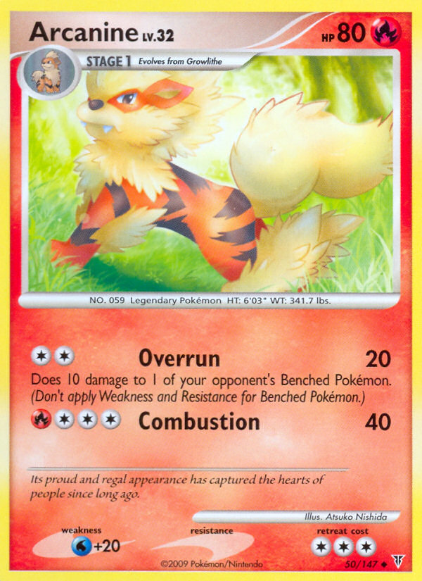 Arcanine (50/147) [Platinum: Supreme Victors] | Good Games Morley