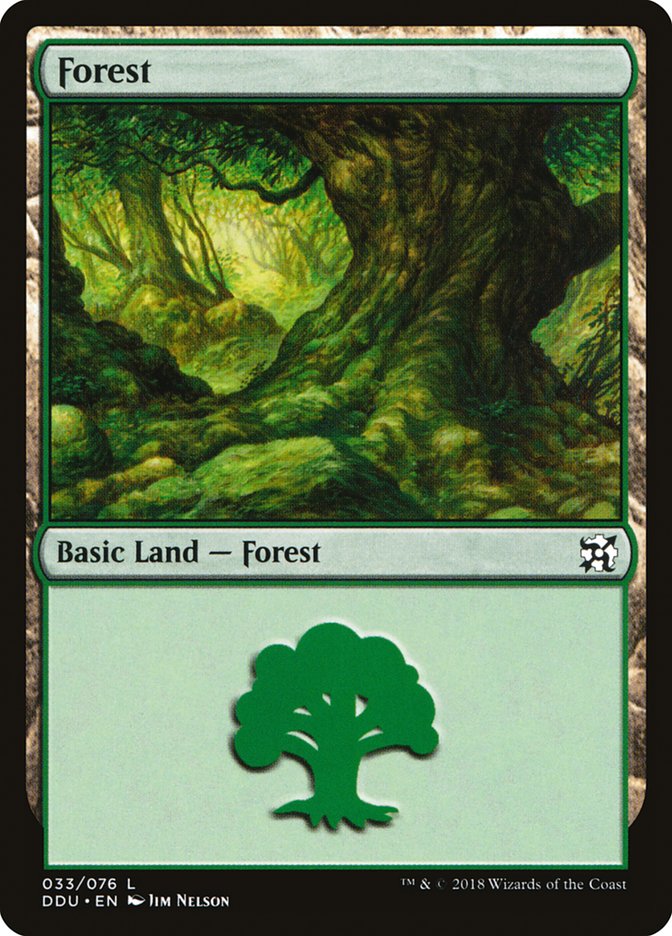Forest (33) [Duel Decks: Elves vs. Inventors] | Good Games Morley