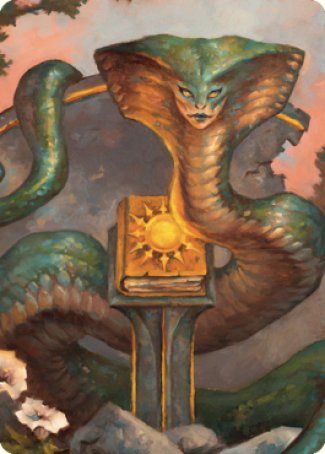 Guardian Naga Art Card [Commander Legends: Battle for Baldur's Gate Art Series] | Good Games Morley