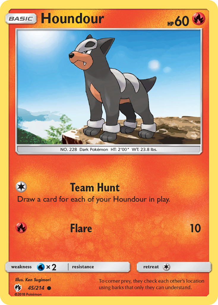 Houndour (45/214) [Sun & Moon: Lost Thunder] | Good Games Morley