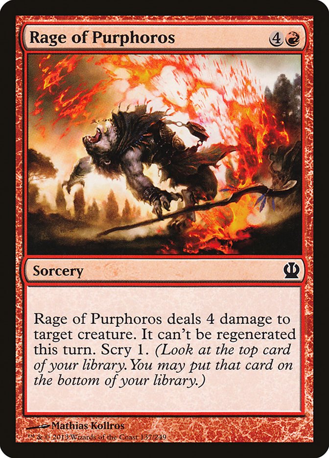 Rage of Purphoros [Theros] | Good Games Morley