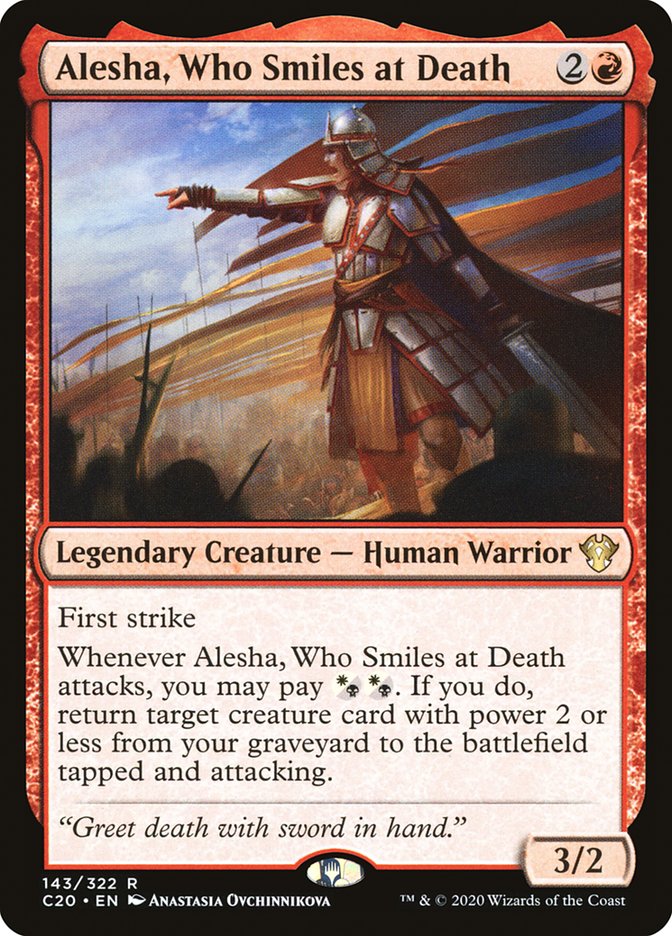 Alesha, Who Smiles at Death [Commander 2020] | Good Games Morley