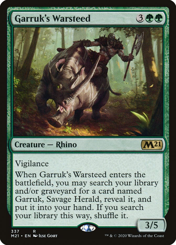 Garruk's Warsteed [Core Set 2021] | Good Games Morley
