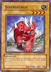 Sabersaurus [SD09-EN003] Common | Good Games Morley