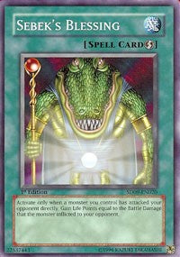 Sebek's Blessing [SD09-EN020] Common | Good Games Morley
