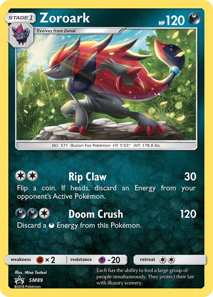Zoroark (SM89) [Sun & Moon: Black Star Promos] | Good Games Morley