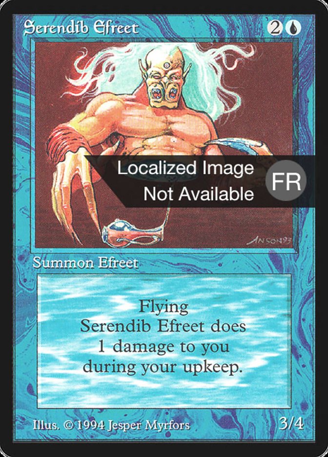 Serendib Efreet [Foreign Black Border] | Good Games Morley