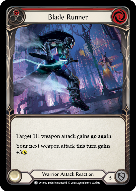Blade Runner (Red) [EVR060] (Everfest)  1st Edition Rainbow Foil | Good Games Morley