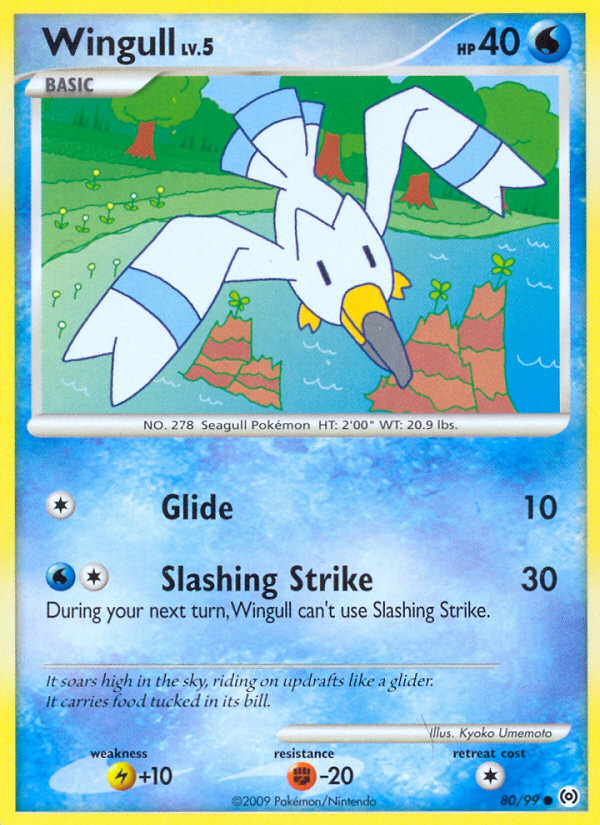 Wingull (80/99) [Platinum: Arceus] | Good Games Morley