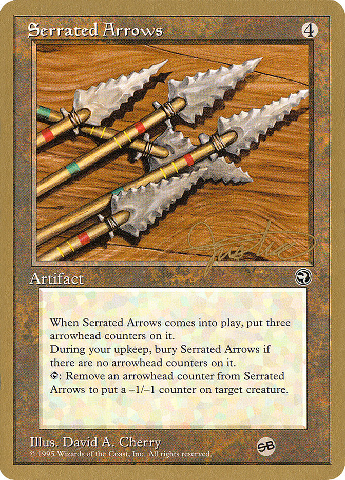 Serrated Arrows (Mark Justice) (SB) [Pro Tour Collector Set] | Good Games Morley