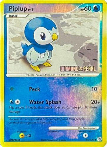 Piplup (93/130) (Diamond and Pearl) [Burger King Promos: 2008 Collection] | Good Games Morley