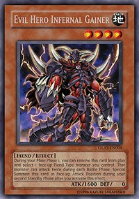 Evil Hero Infernal Gainer [GLAS-EN004] Rare | Good Games Morley