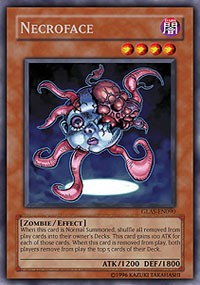 Necroface [GLAS-EN090] Secret Rare | Good Games Morley