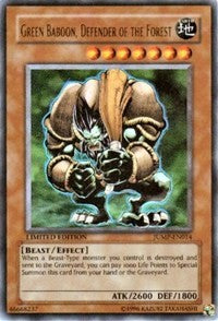 Green Baboon, Defender of the Forest [JUMP-EN014] Ultra Rare | Good Games Morley