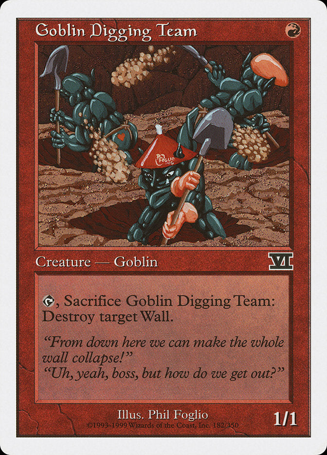 Goblin Digging Team [Classic Sixth Edition] | Good Games Morley