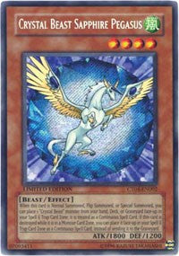 Crystal Beast Sapphire Pegasus [CT04-EN002] Secret Rare | Good Games Morley