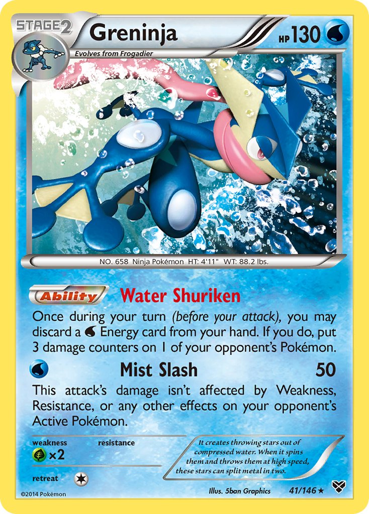 Greninja (41/146) (Cosmos Holo) (Blister Exclusive) [XY: Base Set] | Good Games Morley