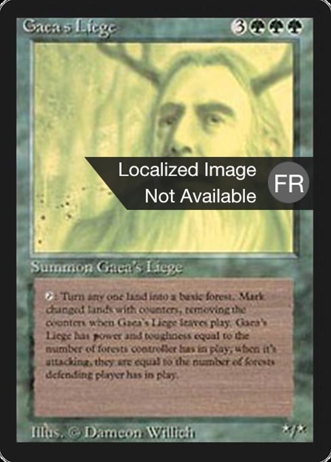 Gaea's Liege [Foreign Black Border] | Good Games Morley