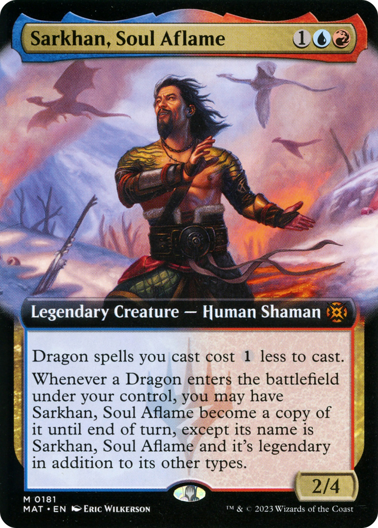 Sarkhan, Soul Aflame (Extended Art) [March of the Machine: The Aftermath] | Good Games Morley