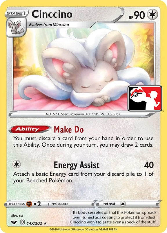 Cinccino (147/202) [Prize Pack Series One] | Good Games Morley
