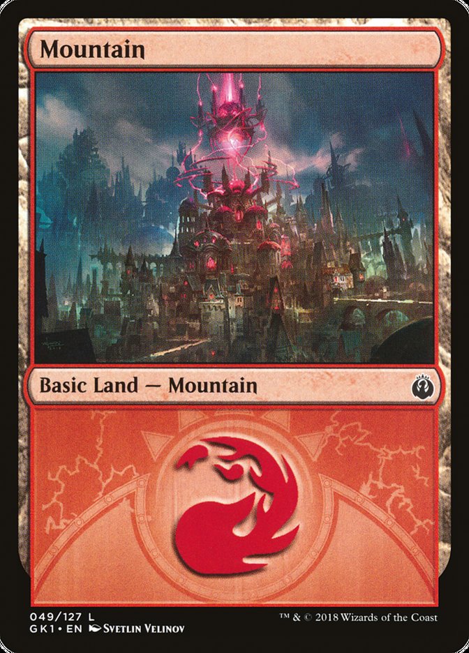 Mountain (49) [Guilds of Ravnica Guild Kit] | Good Games Morley