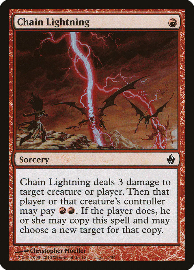 Chain Lightning [Premium Deck Series: Fire and Lightning] | Good Games Morley