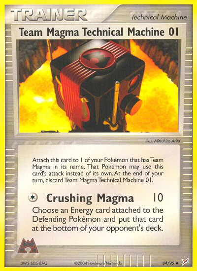 Team Magma Technical Machine 01 (84/95) [EX: Team Magma vs Team Aqua] | Good Games Morley