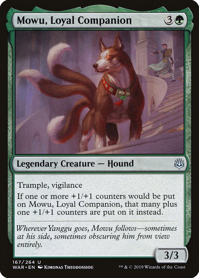 Mowu, Loyal Companion [War of the Spark] | Good Games Morley