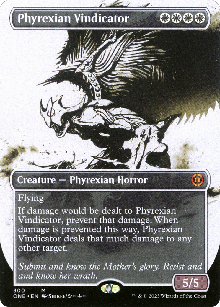 Phyrexian Vindicator (Borderless Ichor) [Phyrexia: All Will Be One] | Good Games Morley