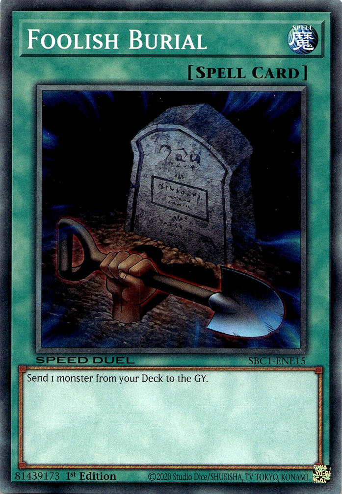 Foolish Burial [SBC1-ENE15] Common | Good Games Morley