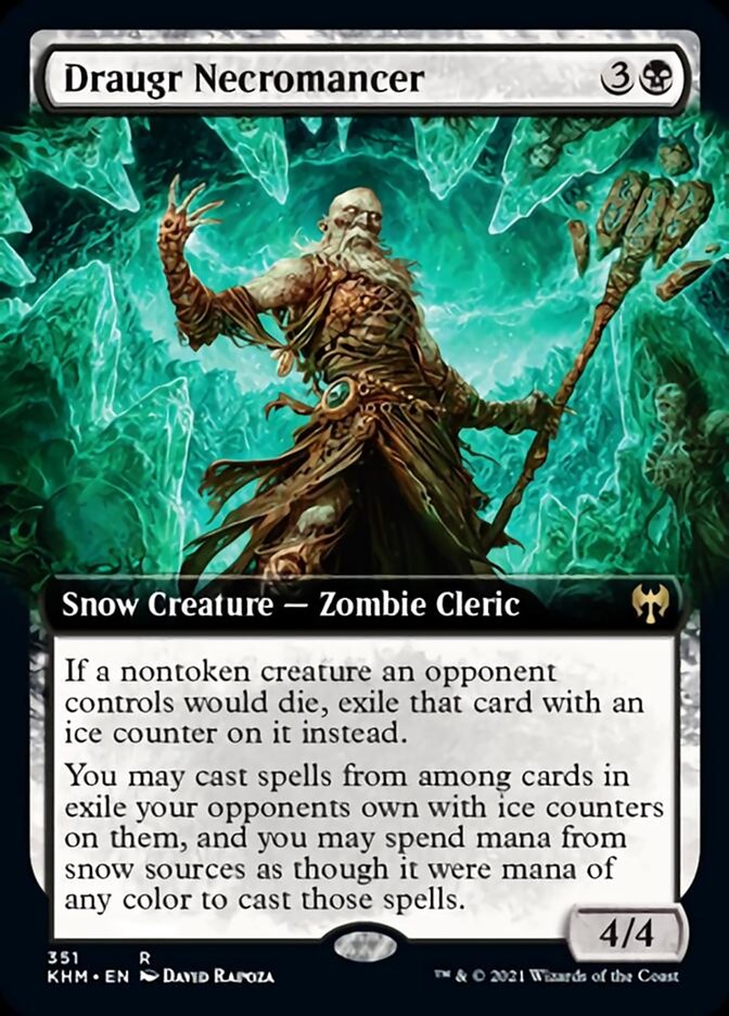 Draugr Necromancer (Extended Art) [Kaldheim] | Good Games Morley