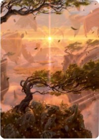 Windswept Heath Art Card [Zendikar Rising Art Series] | Good Games Morley
