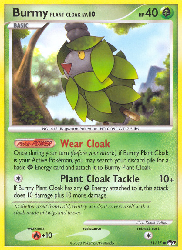 Burmy Plant Cloak (11/17) [POP Series 7] | Good Games Morley