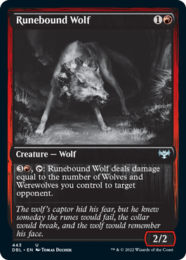 Runebound Wolf [Innistrad: Double Feature] | Good Games Morley