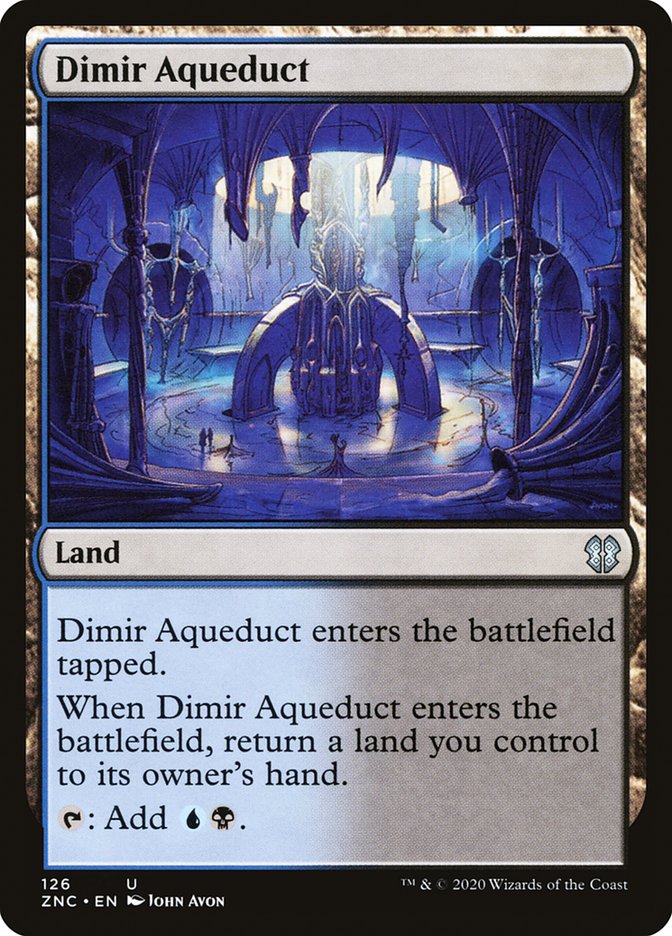 Dimir Aqueduct [Zendikar Rising Commander] | Good Games Morley