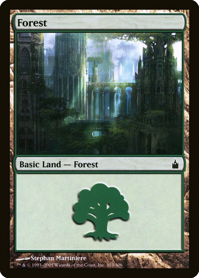 Forest (303) [Ravnica: City of Guilds] | Good Games Morley