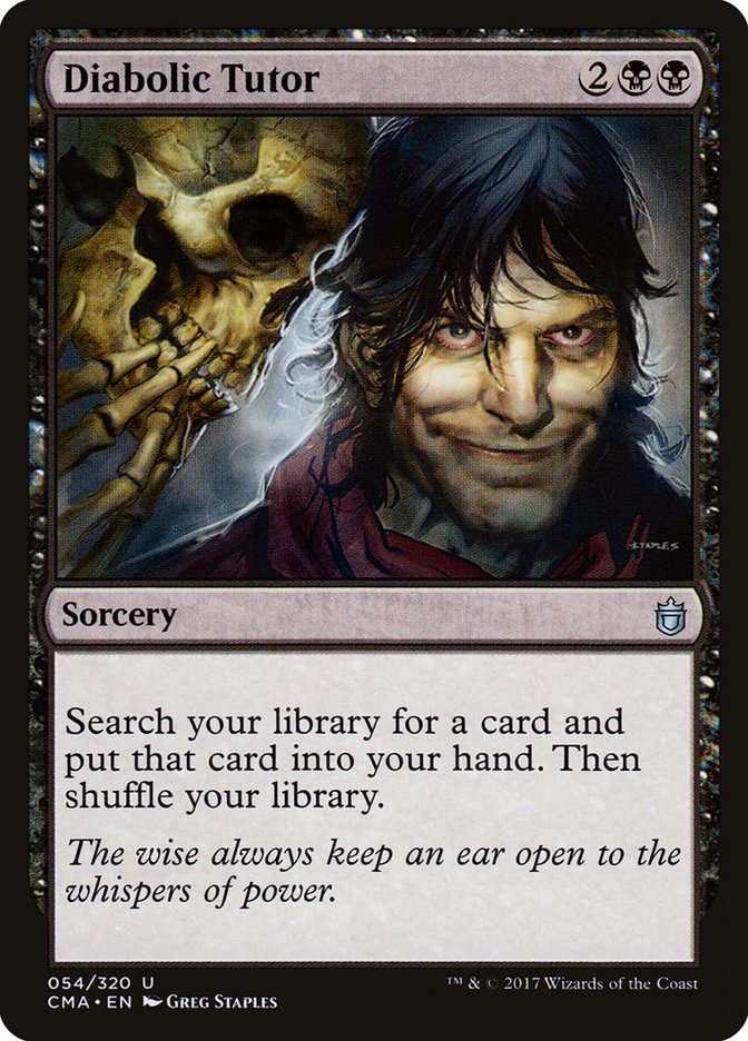 Diabolic Tutor [Commander Anthology] | Good Games Morley