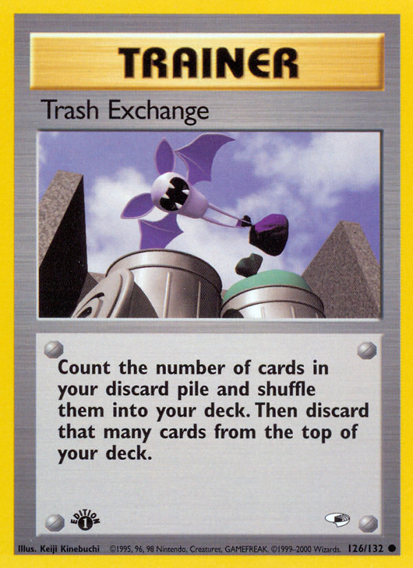 Trash Exchange (126/132) [Gym Heroes 1st Edition] | Good Games Morley