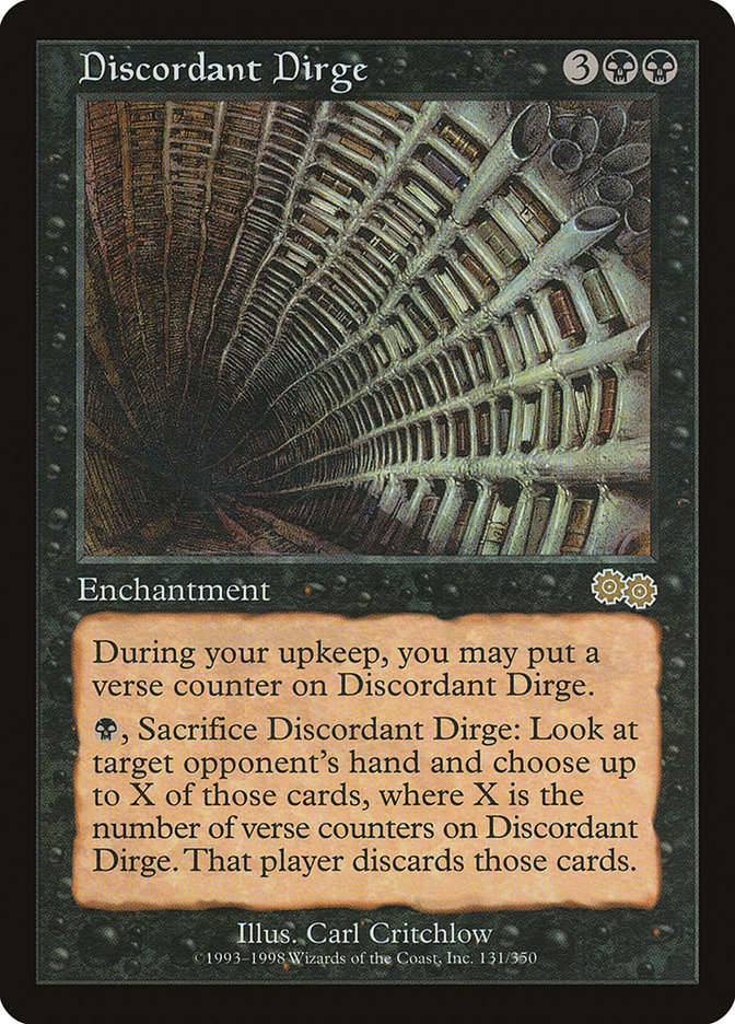 Discordant Dirge [Urza's Saga] | Good Games Morley