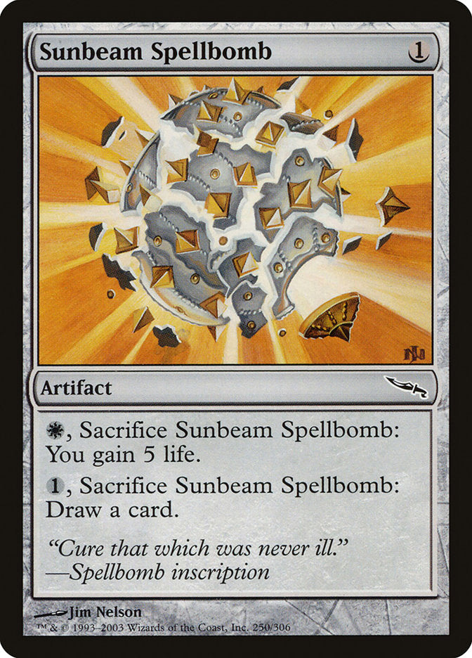 Sunbeam Spellbomb [Mirrodin] | Good Games Morley