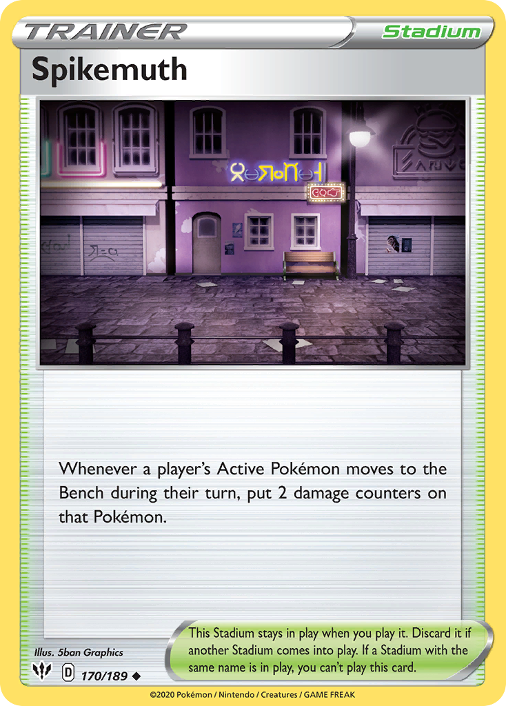 Spikemuth (170/189) [Sword & Shield: Darkness Ablaze] | Good Games Morley