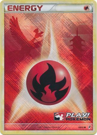 Fire Energy (89/95) (Play Pokemon Promo) [HeartGold & SoulSilver: Call of Legends] | Good Games Morley