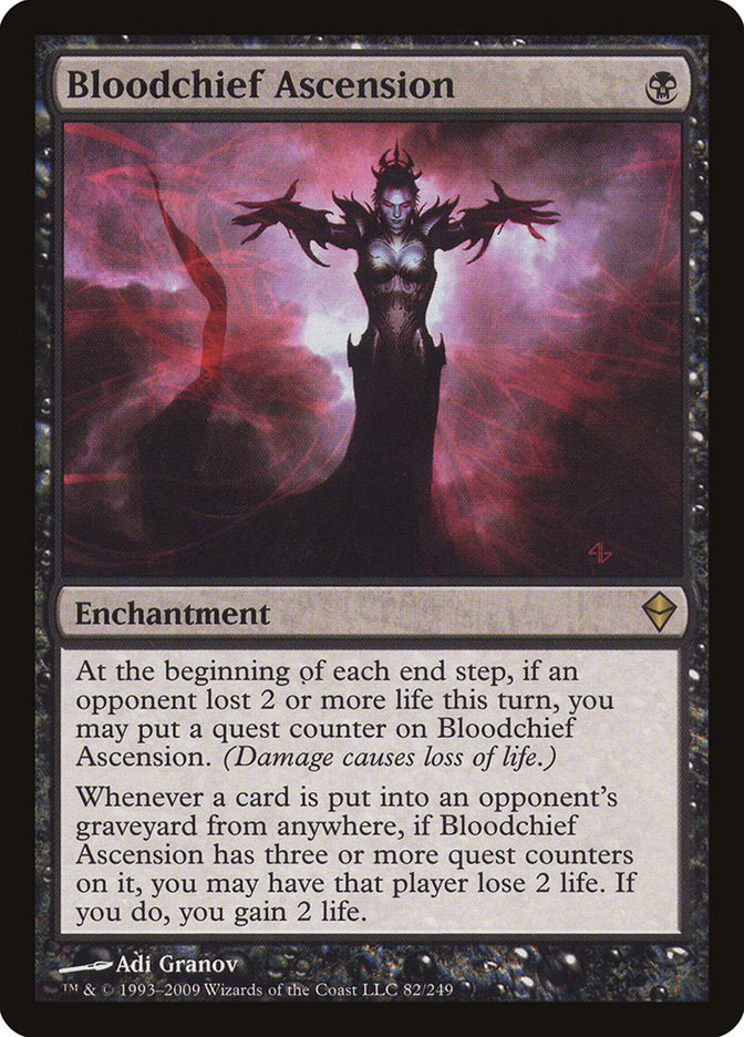 Bloodchief Ascension [Zendikar] | Good Games Morley