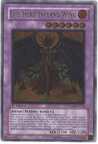 Evil Hero Inferno Wing (UTR) [GLAS-EN038] Ultimate Rare | Good Games Morley
