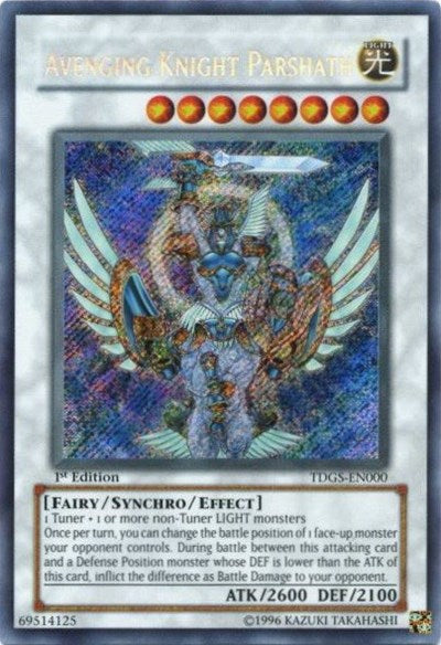 Avenging Knight Parshath [TDGS-EN000] Secret Rare | Good Games Morley