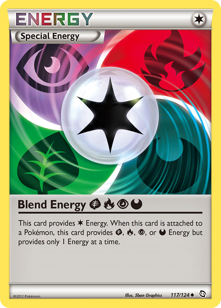 Blend Energy GrassFirePsychicDarkness (117/124) [Black & White: Dragons Exalted] | Good Games Morley
