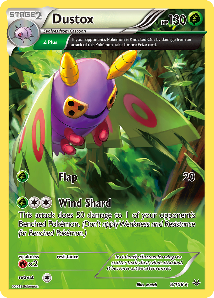 Dustox (8/108) [XY: Roaring Skies] | Good Games Morley