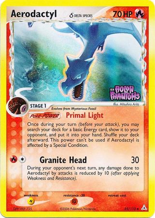 Aerodactyl (35/110) (Delta Species) (Stamped) [EX: Holon Phantoms] | Good Games Morley